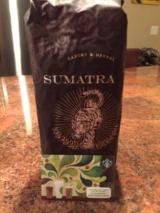 Starbucks Gift Card and Sumatra Beans