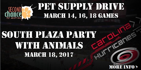Hurricanes Pet Supply Drive and South Plaza Party