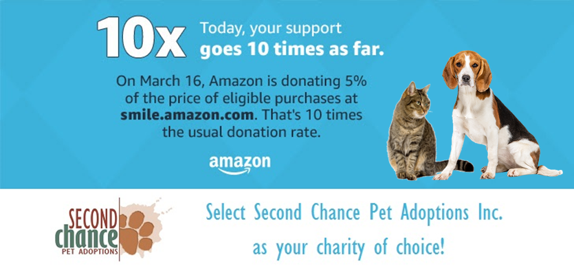 Amazon Smile 10x Donation