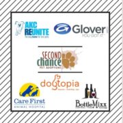 AKC Reunite, Glover Corp, Dogtopia of Raleigh, Care First, BottleMixx