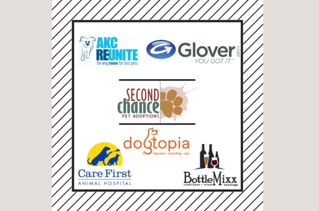 AKC Reunite, Glover Corp, Dogtopia of Raleigh, Care First, BottleMixx